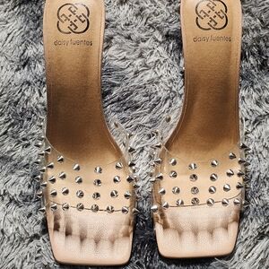 Sexy women open toe shoe